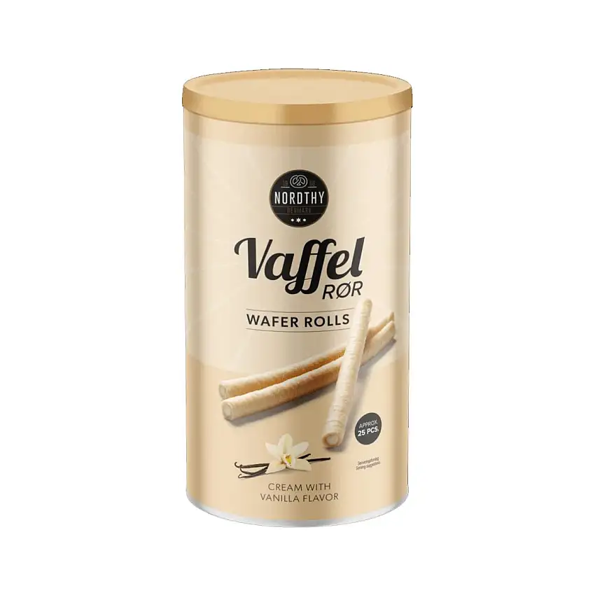 Nordthy Vaffelrør Vanilje - 250 g