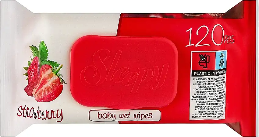 Vådservietter Jordbær, 120 stk. 15103251