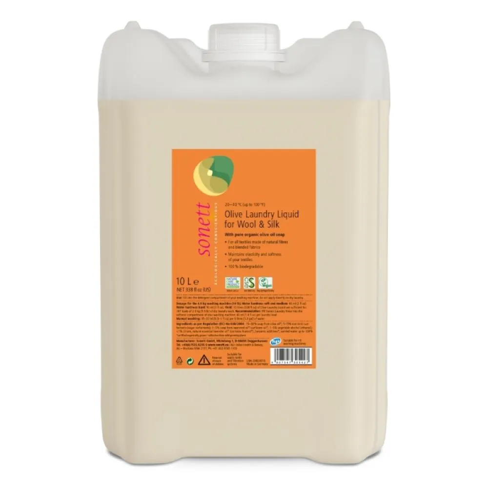 Sonett Olivenvaskegel til uld og silke 10 l