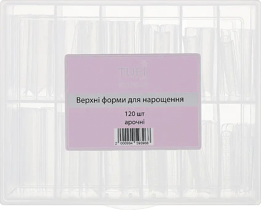 Øvre Nail Forms, klassisk, 120 stk. 69592338