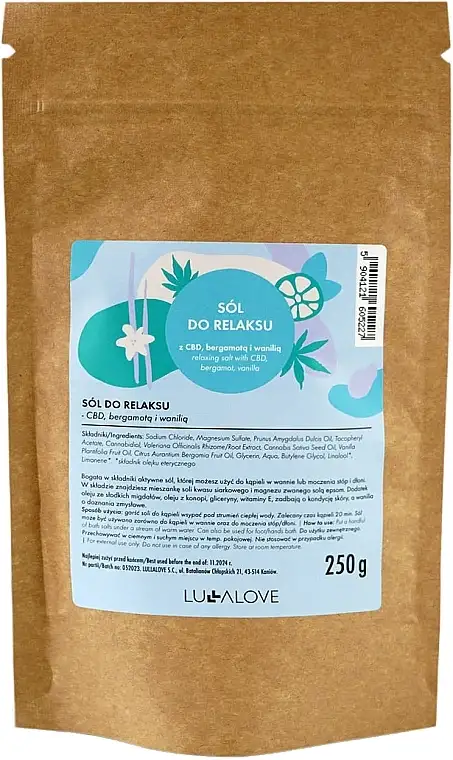 Afslapningssalt med hamp, vanilje og bergamot 86661858