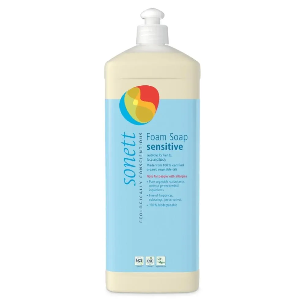 Sonett Skummende sæbe Sensitive 1 l