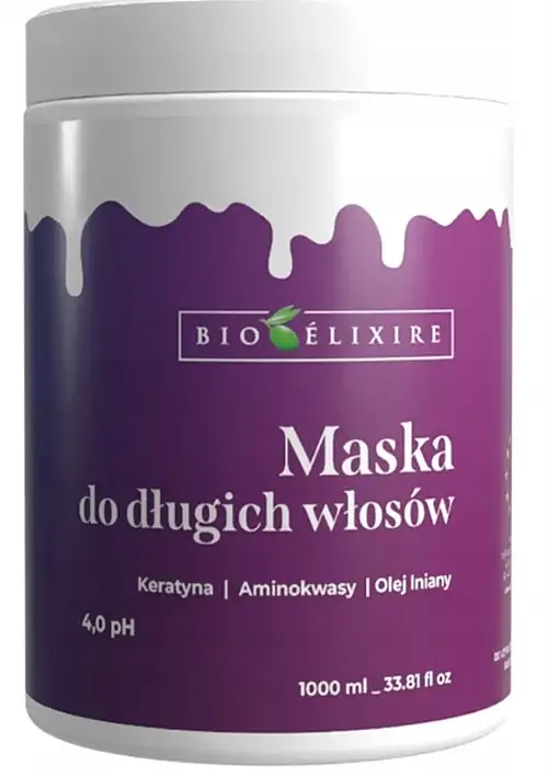 Maske til langt hår med keratin og hørfrøolie 68064800