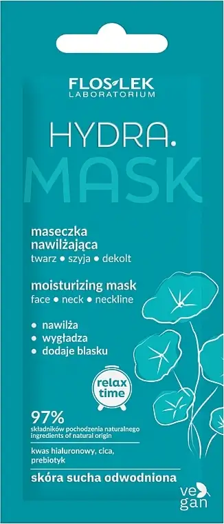 Fugtgivende maske til ansigt, hals og décolleté 11909373