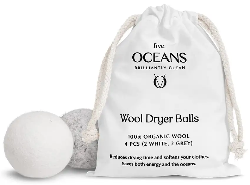 Five Oceans Wool Dryer Balls 4 stk
