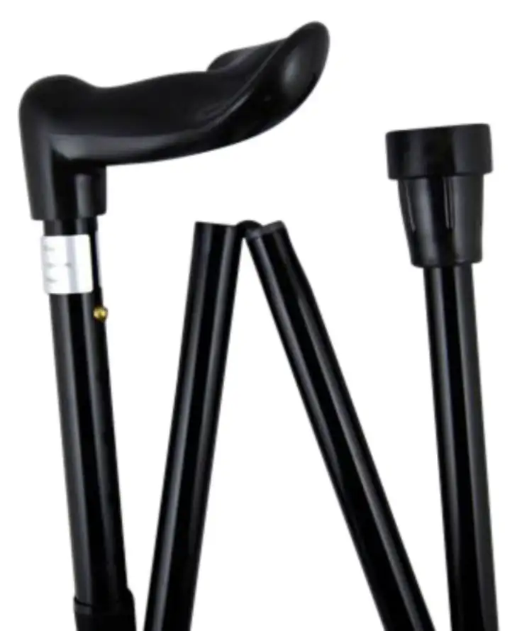 Nygaard Anatomisk sammenklappelig stok til venstre hånd