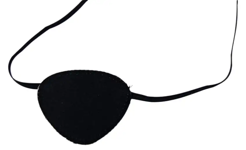 Nygaard Øjeklapper m/gummibånd sort