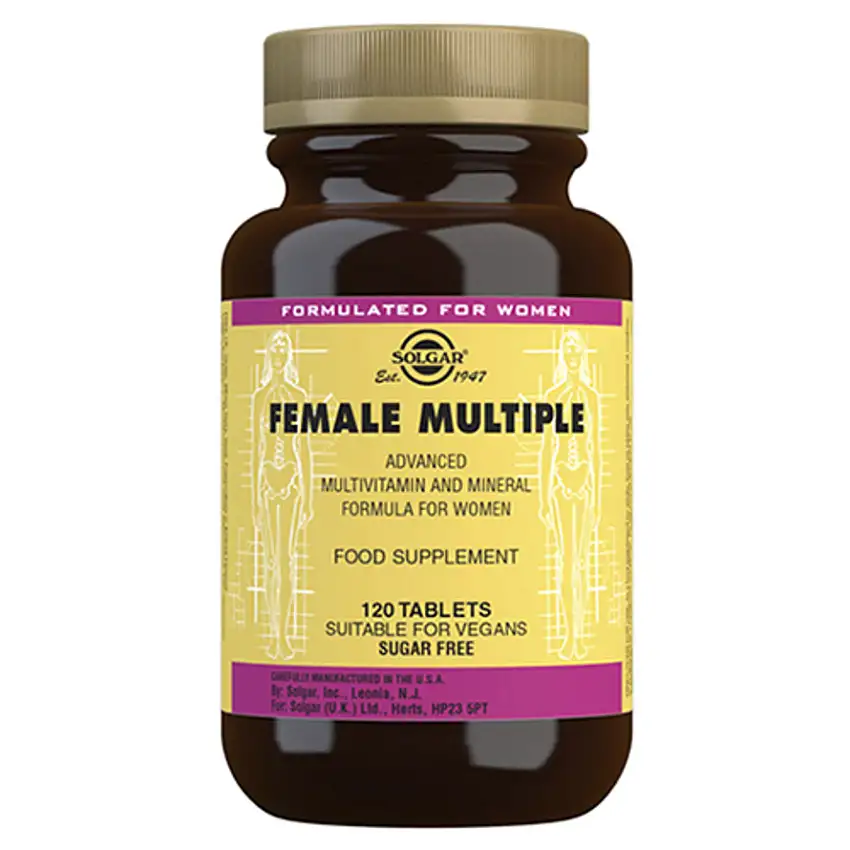 Solgar Female Multivitamin Kvinder 120 tabl