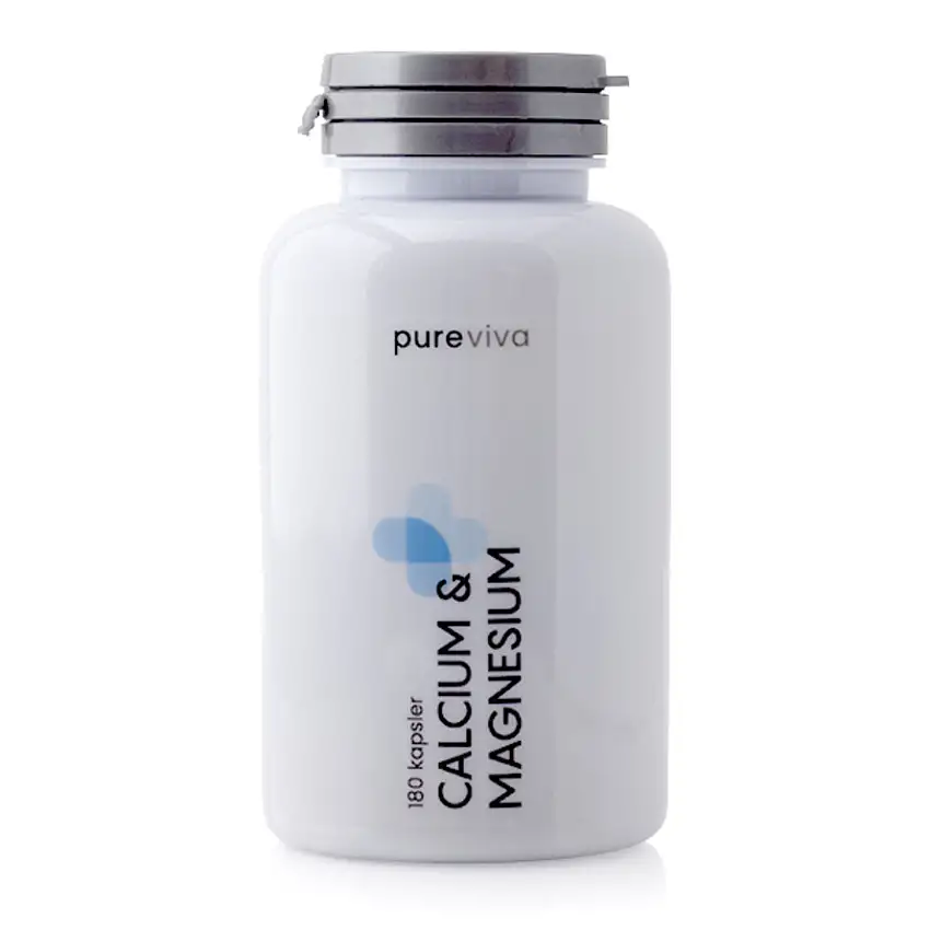 Pureviva Calcium & Magnesium 180 kaps.