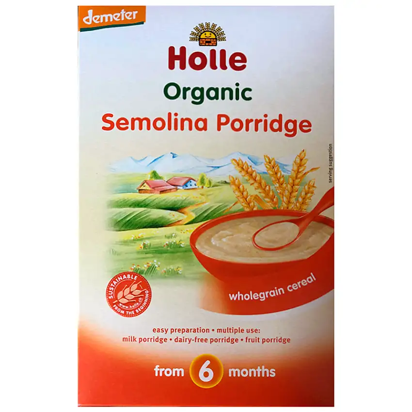 Holle Demeter Fuldkornsgrød Med Semulje 250 g
