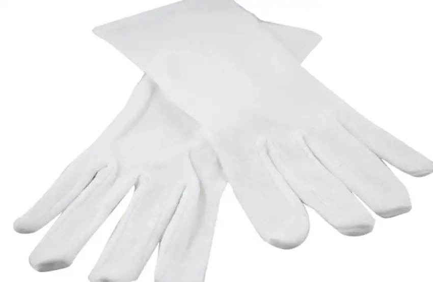 Nygaard Bomuldshandsker Hvid Str. 11