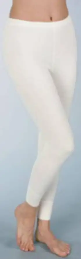 Peters Angora Damebenklæder Lange Natur M