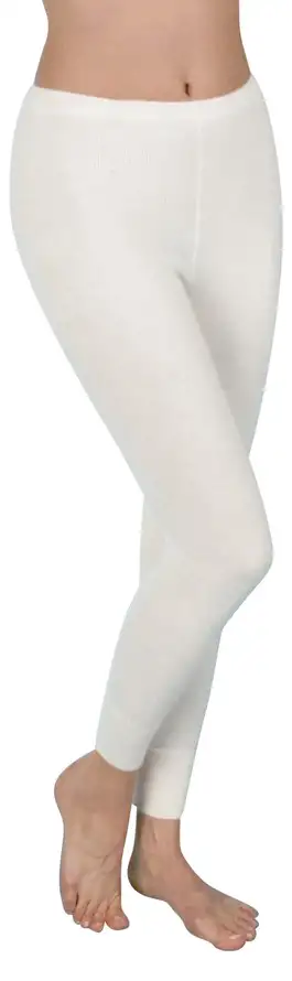 Peters Angora Damebenklæder Lange Natur S