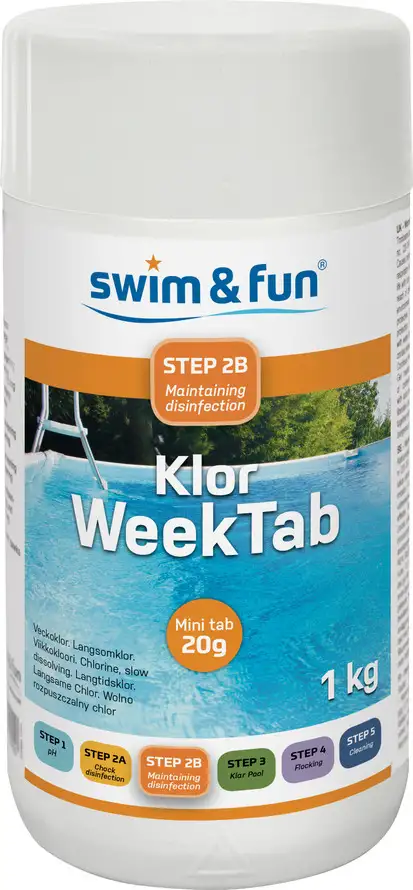 Swim & Fun Klor WeekTab 20g 1 kg