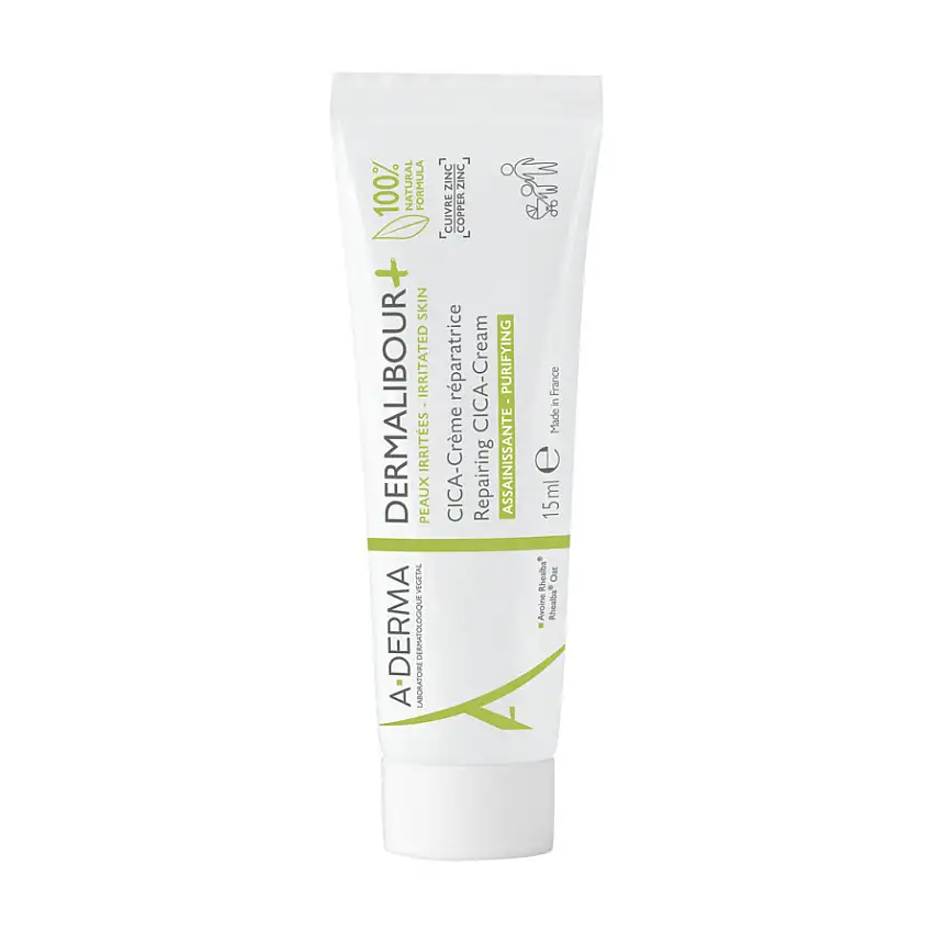 A-DERMA Dermalibour+ Repairing CICA -Cream 15 ml