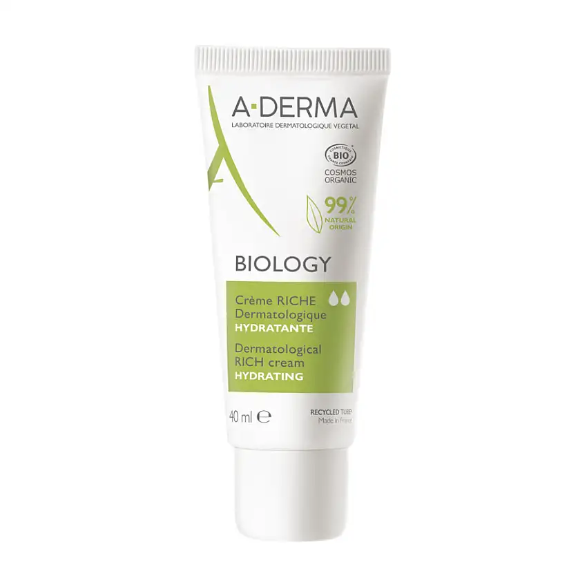 A-DERMA Biology Hydrating Rich Face Cream 40 ml