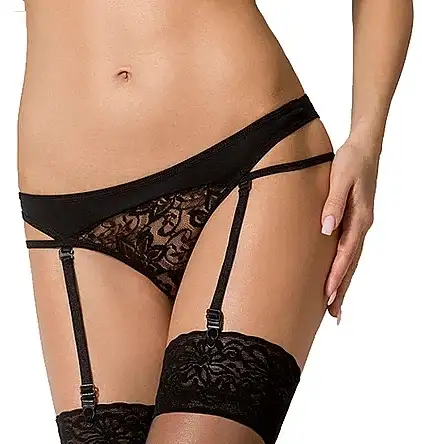 Trusser "Farida Thong“, sort 86260437