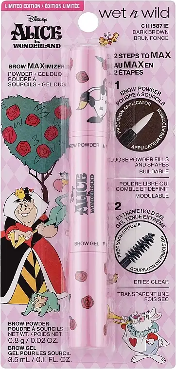 Wet N Wild Alice in Wonderland Brow Maximizer Brow Gel + Powder 61627870