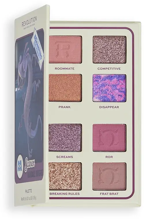 Makeup Revolution x Monsters University Card Palette Randall Scare 41166206