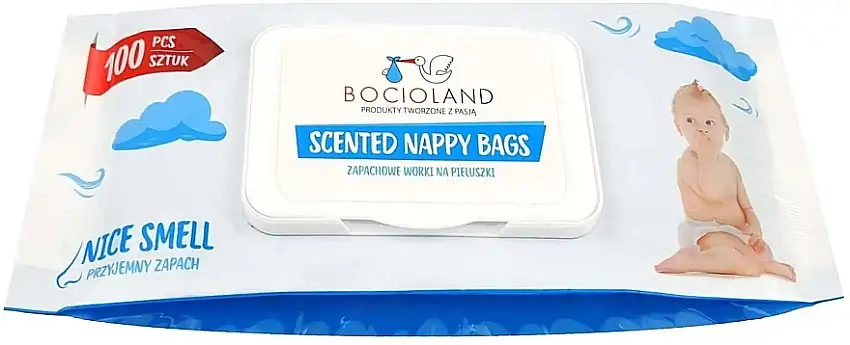 Duftposer til bortskaffelse af bleer, 100 stk. 54772430