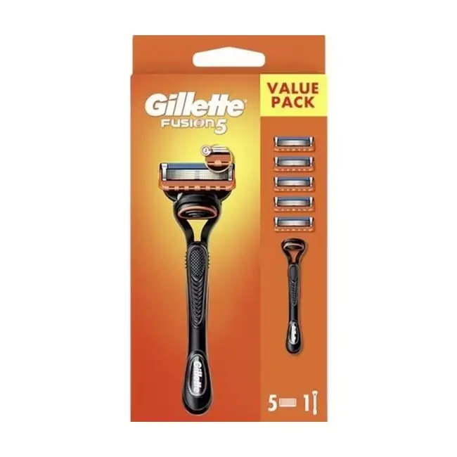 Gillette - Fusion5 barberskraber + 5 barberblade
