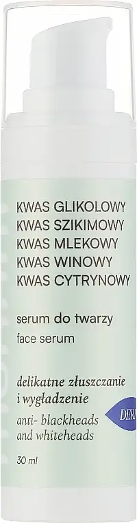 Revitaliserende og eksfolierende ansigtsserum med AHA-syrer 35860580