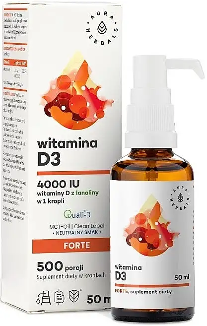 Kosttilskud "Vitamin D3 Forte 4000IE MCT" 37273554