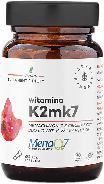 Kosttilskud "Vitamin K2MK7" 200 mcg, kapsler 71492020
