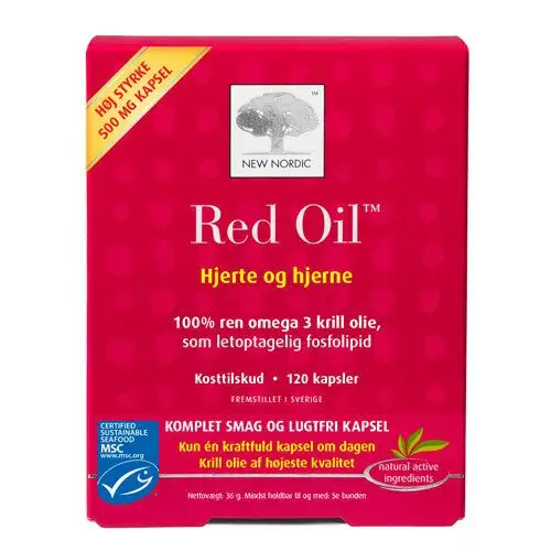 Red Oil Omega 3 Krill Olie - 120 kaps.