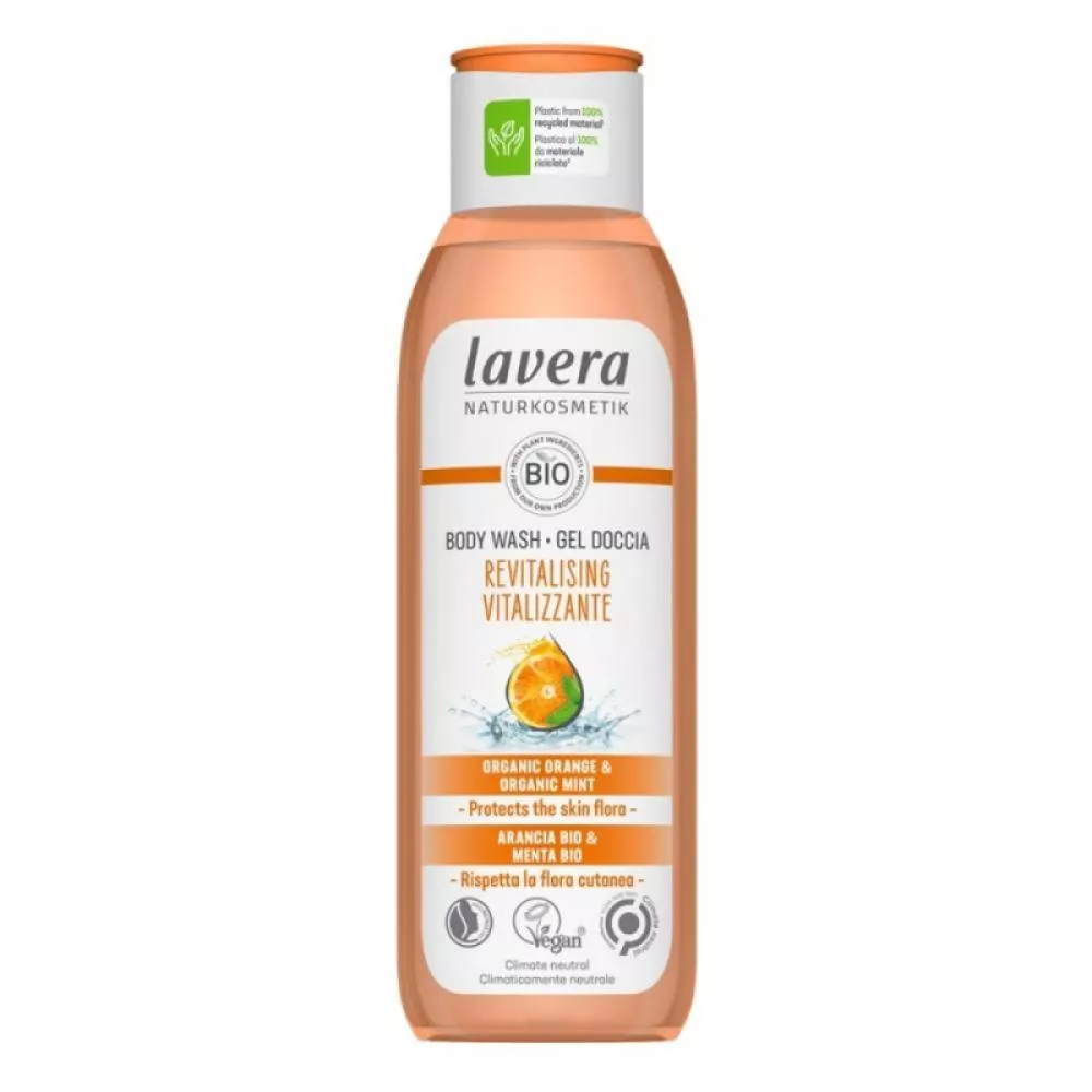 Lavera Revitaliserende Brusegel med appelsin-mynte duft 250 ml