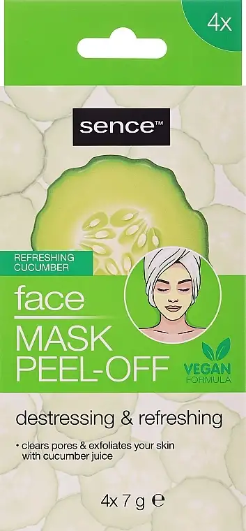 Ansigtsmaske med agurk 81369611