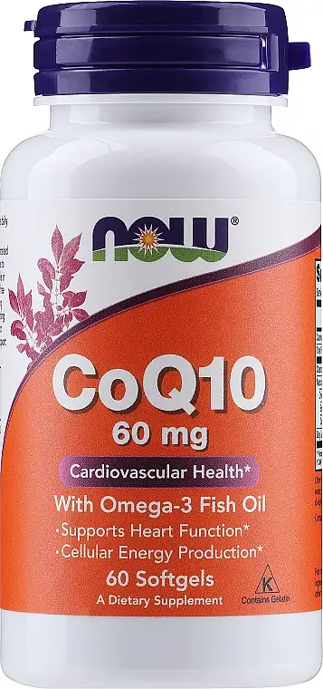 Coenzym Q10, 60 mg, 60 softgels 37886793