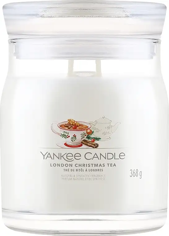 London Christmas Tea duftlys i krukke, 2 væger 10393840