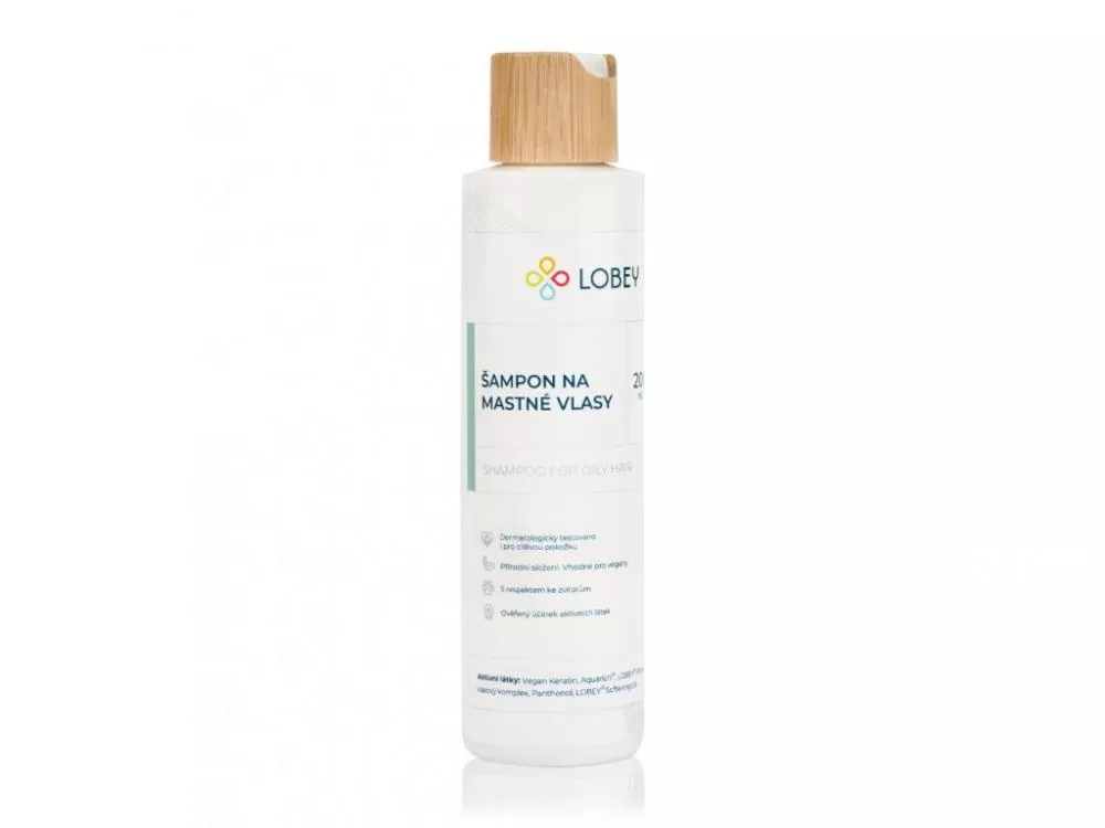 Lobey Shampoo til fedtet hår 200 ml