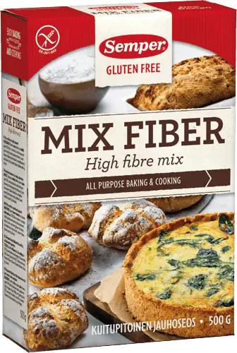 Semper Brødmix m. Fiber Glutenfri - 500 g.