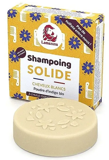 Solid shampoo til gråt og blondt hår "Indigo og kamille" 54182847