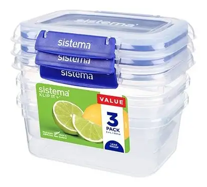 Sistema Klip It Plus 1 L - 3 pack