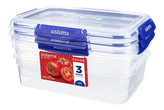 Sistema Klip It Plus 2,2 L - 3 pack