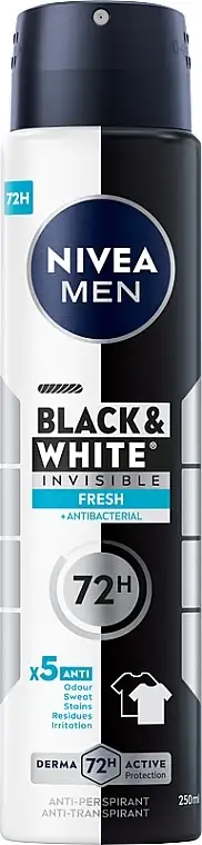 Anti-perspirant Deodorant Spray "Invisible for Black and White" 80594377