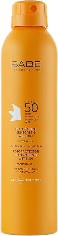 Gennemsigtig vandfast creme i spray SPF 50+ 21295340