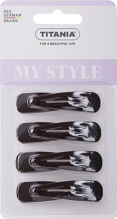 Hårspænde "Triangle small", 8 stk, brun 29875829