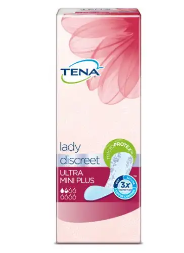 TENA Discreet Ultra Mini Plus Inkontinenstrusseindlæg - 24 stk.