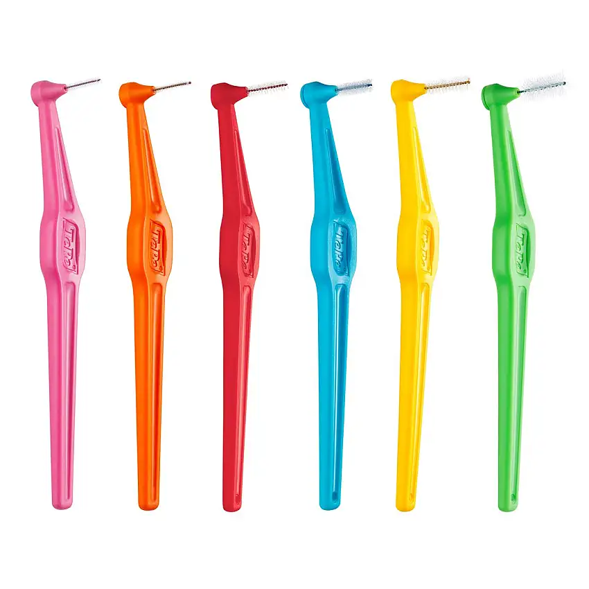 TePe Angle Vinklet Mellemrumsbørste Mixpack - 6 stk.