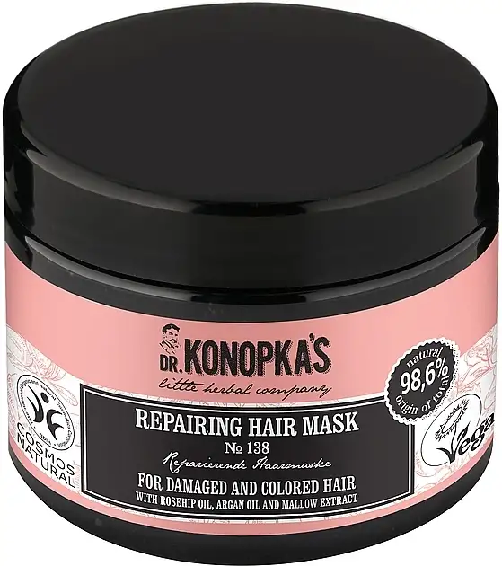 Genoprettende maske til beskadiget og farvet hår 21886391