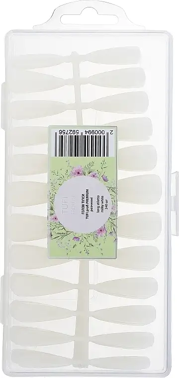 Lange opløselige gelspidser, stiletto, 240 stk 44171823