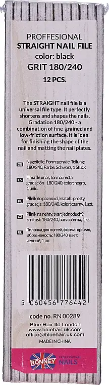 Neglefil, 180/240, sort, „RN 00289" 54163338
