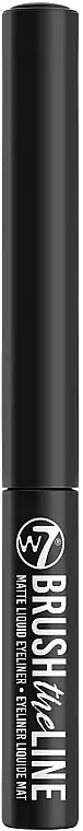 W7 Brush The Line Mat flydende eyeliner 35786092