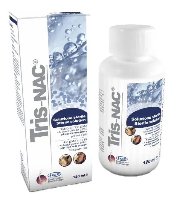 Tris-NAC øre- og hudrens - 120 ml.