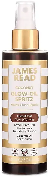 Olie til at give glød med gradvis selvbrunende effekt, med kokos 24354513