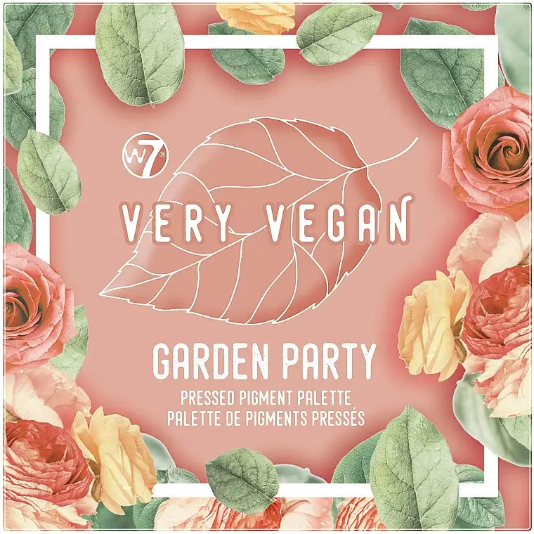 W7 Very Vegan Garden Party Pressed Pigment Palette 14532419